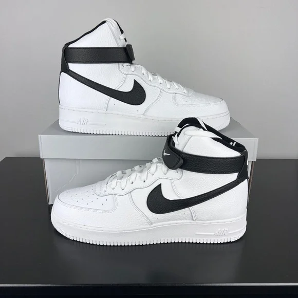 Nike Shoes Nike Air Force High Shoes White Black Ct2303100